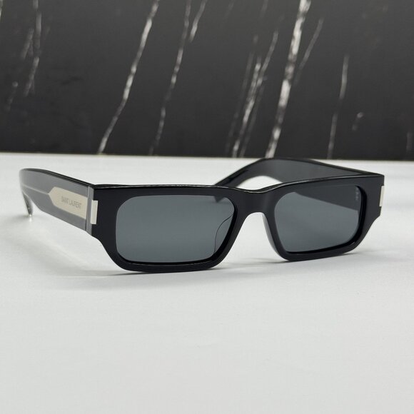 NEW SAINT LAURENT SL 660/F 001 BLACK WOMEN SUNGLASSES SAINT LAURENT SL660 001 - Picture 3 of 8